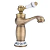 SILLA Mitigeur lavabo retro en Laiton, économie d'eau, Vintage doré