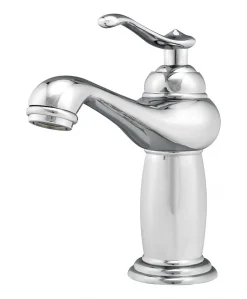 SILLA Mitigeur lavabo retro en Laiton, économie d'eau, Chromé