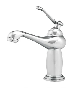 SILLA Mitigeur lavabo retro en Laiton, économie d'eau, Chromé