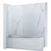 SILLA Pare baignoire MARION 1 battant 70 x 140 cm mobile Blanc