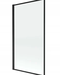 Silla Pare-baignoire fixe, 70X140, Noir