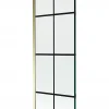 Silla Pare-baignoire fixe, 60x150 cm, Doré