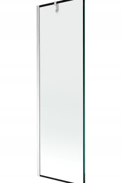 Silla Pare-baignoire fixe, 60x150 cm, Chromé