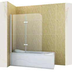 Silla Pare-baignoire MARION, pivotant, 80x140 CM, Chromé