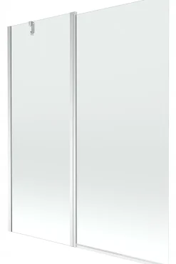 Silla Pare-baignoire pivotant, 140x150 cm, Chromé