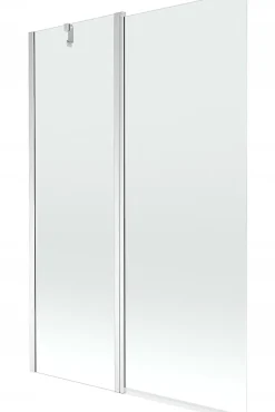 Silla Pare-baignoire pivotant, 120x150 cm, Chromé