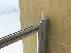 Silla Pare-baignoire SPENCER, rabattable, 120x150 CM, Chromé