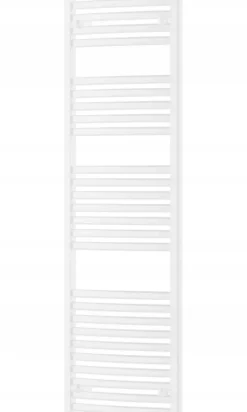 Silla Sèche-serviettes eau chaude 680W 150x50x5,4cm, Blanc