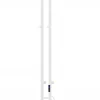 Silla Sèche-serviettes eau chaude 150W 140,5x13,7x4,2cm, Blanc