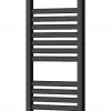 Silla Sèche-serviettes eau chaude 465W 120x40x3cm, Noir