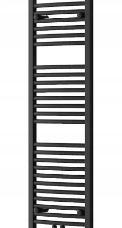 Silla Sèche-serviettes eau chaude 442W 120x40x4,4cm, Noir