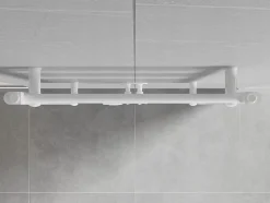 Silla Sèche-serviettes eau chaude 430W 90x60x3cm, Blanc
