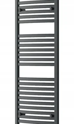 Silla Sèche-serviettes eau chaude 567W 120x50x5.4cm, Gris