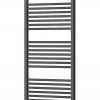 Silla Sèche-serviettes eau chaude 729W 150x60x3cm, Gris