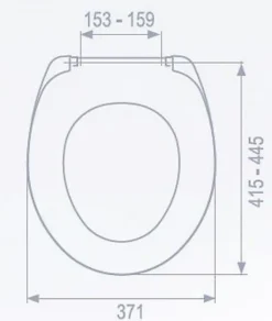 S-line Pro WC suspendu Fayans + Abattant, Blanc (S-LinePro)