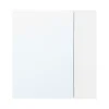 SoBuy Armoire Murale avec Miroir, 1 Porte 3 Compartiments, Étagères Réglables, Blanche