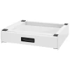 Socle pour machine à laver en acier blanc accessoire avec tiroir 60,5x54x15 cm