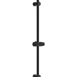 SOFETIY MAX Barre de douche en acier inoxydable - Kit complet avec coulisseau rond et fixations chromées