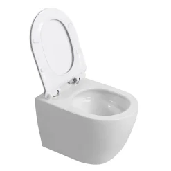 Solido pack WC bâti-support autoportant + WC suspendu Ceramia PixL + abattant SoftClose + plaque noir (GRCEPXWT03-FR)