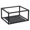 Structure métallique noir mat à suspendre - pour plan de toilette - 60 cm WILL