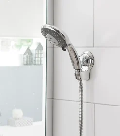 Support douchette chromé fixation murale Bestlock Cie Europe