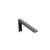 Support D'étagère De 49 Cm En Métal Gris Foncé