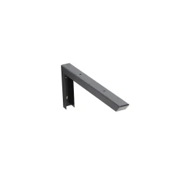 Support D'étagère De 49 Cm En Métal Gris Foncé