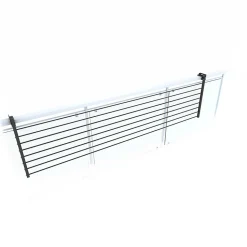 Support linge pliable pour extérieur alu 202x63x8 cm Foxydry Duo