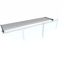 Support linge pliable pour extérieur alu 202x63x8 cm Foxydry Duo