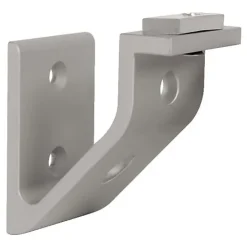 Support profilé pour main courante en aluminium anodisé argent - DUVAL - 61-0102-2000