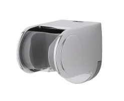 Support universel de douchette chrome fixation murale