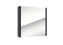Swiss Aqua Technologies Armoire à miroir SAT Delano 60x60 cm stratifié noir (DELANOG60C)