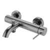 Swiss Aqua Technologies Aurum mitigeur de baignoire mural 150 mm à levier sans set de douche, gun metal (SATBAUR222BGM)