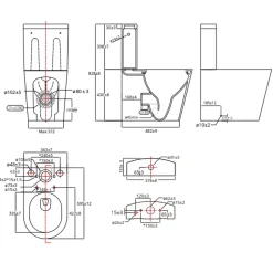 Swiss Aqua Technologies Brevis WC à poser sans bride + abattant softclose (SATBRE031RREXVP)