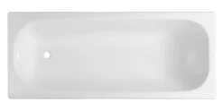 Swiss Aqua Technologies By Kaldewei Vivien 150 x 70 cm Baignoire gain de place 82 L en acier émaillé, sans pieds, blanc