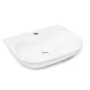 Swiss Aqua Technologies Brevis Lavabo suspendu avec trou pour robinetterie, 50x38,5x12cm (SATBRE5038R)