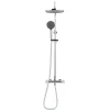 Swiss Aqua Technologies Colonne de douche XXL 240 avec mitigeur thermostatique, Douchette 3 jets, Chrome (SATSSTK)
