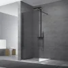 Swiss Aqua Technologies Paroi de douche à l'italienne 97x200cm Walk-in, verre fumé (SIKOWI100KS)