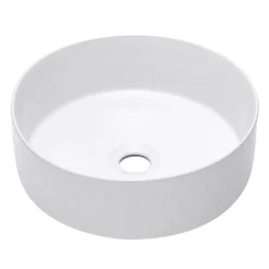 Swiss Aqua Technologies Vasque à poser Infinitio 36 x 36 x 12 cm sans trop-plein, blanc brillant (SATINF3636)
