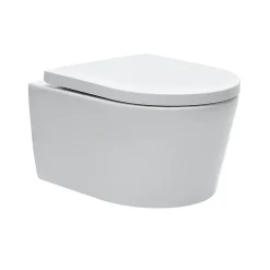Swiss Aqua Technologies WC suspendu sans bride et fixations invisibles + abattant frein de chute (SATBRE010RREXP)