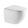 Swiss Aqua Technologies WC suspendu sans bride Tornado Quiet et fixations invisibles, abattant frein de chute (SAT67010RTORP)