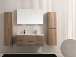Système de douche thermostatique 3011 Basic avec douchette à main - Tête de douche 20x20cm