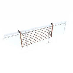 Système extérieur pliable corten 102x63x8 cm Foxydry Duo