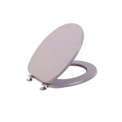 Tablette De Couvercle De Wc Universelle En Mdf Violet Pastel Mat