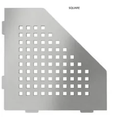 Tablette murale de douche Shelf- ES 2 CURVE - Coloris: Ivoire - Finition structurée - 195 x195 mm