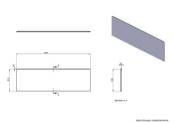 Tablier de baignoire frontal blanc Balneo Panel 170 cm