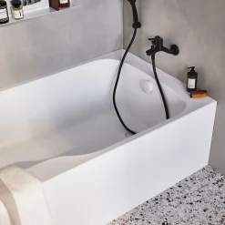 Tablier de baignoire JACOB DELAFON installation en niche blanc mat + pare bain Malice
