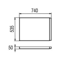 Tablier de baignoire latéral pour baignoire droite 170 x 75 cm, blanc, Valentin