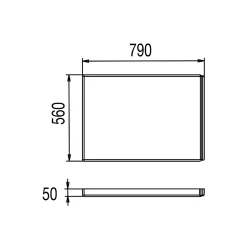 Tablier de baignoire latéral pour baignoire droite 180 x 80 cm, blanc, Valentin