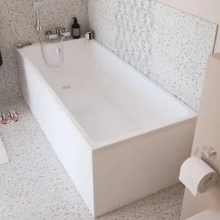 Tablier de baignoire latéral blanc Balneo Panel 75 cm